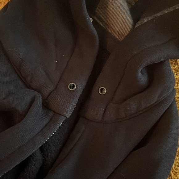 Burberry Brit Men’s Zip-Up Hoodie with Checkered Lining - Large - Picture 3 of 4